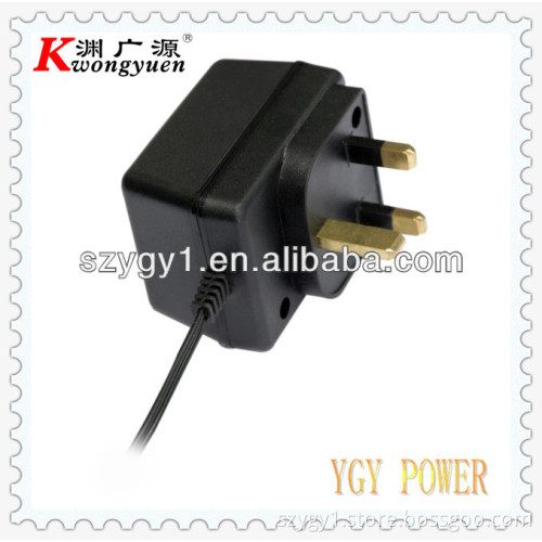 12V 0.3A Wall Plug-in linear power supply transformer with UK Plug